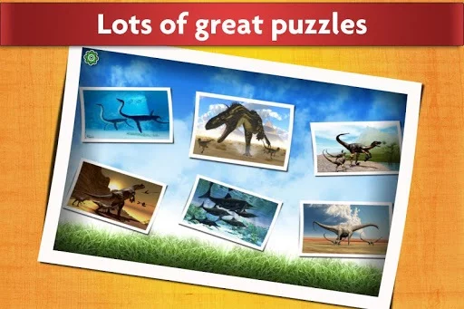 Изображение игры: Dinosaurs Jigsaw Puzzles Game - Kids & Adults