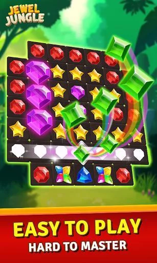 Изображение игры: Jewels Jungle Treasure: Match 3 Puzzle