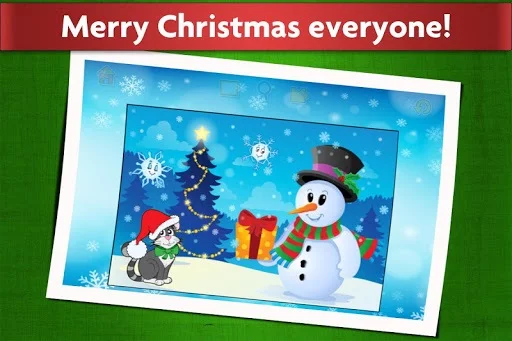Изображение игры: Christmas Puzzle Games - Kids Jigsaw Puzzles 🎅