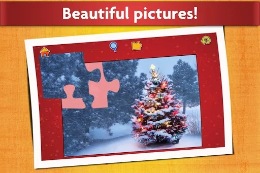 Изображение игры: Christmas Jigsaw Puzzles Game - Kids & Adults 🎄