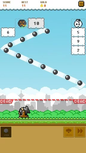 Изображение игры: Cannon Brick Breaker