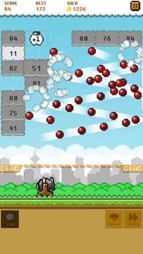 Изображение игры: Cannon Brick Breaker