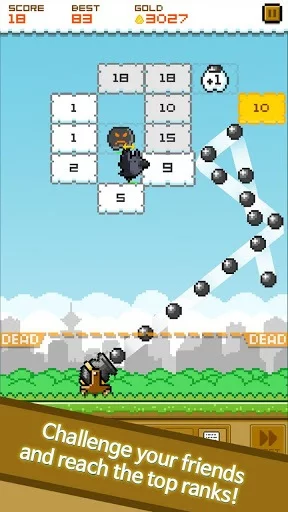 Изображение игры: Cannon Brick Breaker