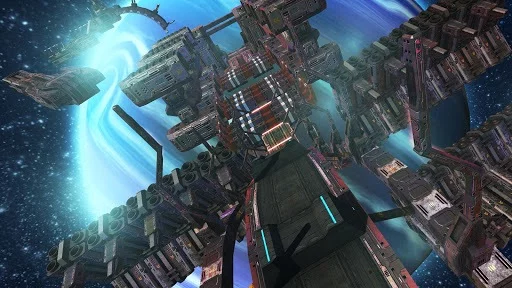 Изображение игры: VR Roller Coaster: GALAXY 360 in Deep Space