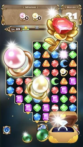 Изображение игры: Jewel Castle - jewels puzzle game