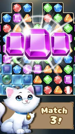 Изображение игры: Jewel Castle - jewels puzzle game