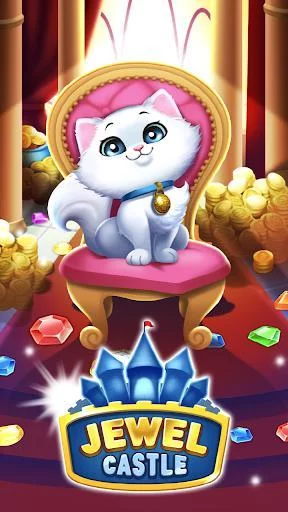 Изображение игры: Jewel Castle - jewels puzzle game