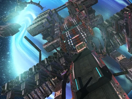 Изображение игры: VR Roller Coaster: GALAXY 360 in Deep Space