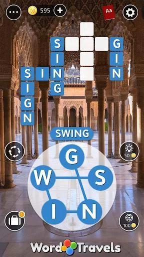 Изображение игры: Word Travels - Word Scapes puzzle game