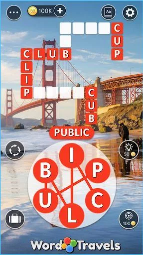 Изображение игры: Word Travels - Word Scapes puzzle game