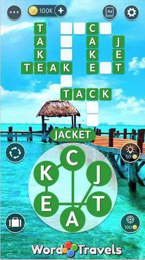 Изображение игры: Word Travels - Word Scapes puzzle game