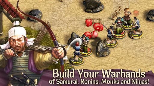 Изображение игры: Warbands: Bushido - Tactical Miniatures Board Game