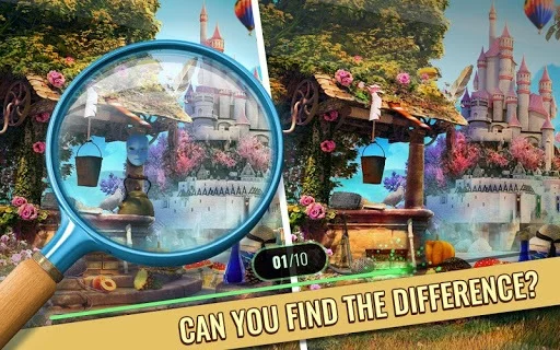 Изображение игры: Enchanted Castle Find the Difference Games