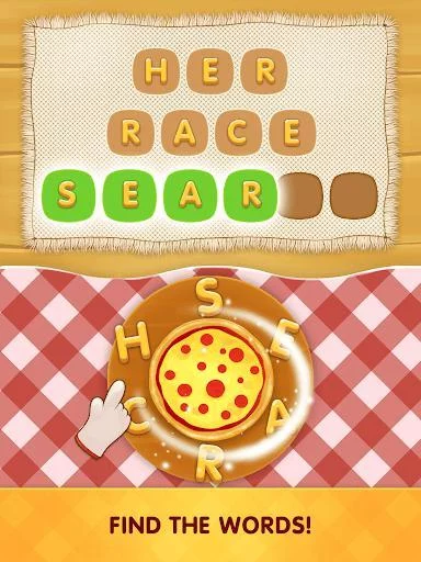 Изображение игры: Word Pizza
