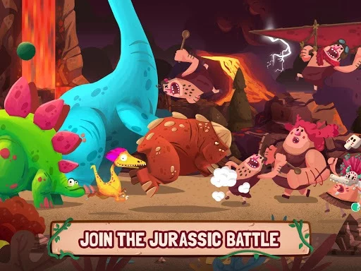 Изображение игры: Dino Bash - Dinosaurs v Cavemen Tower Defense Wars