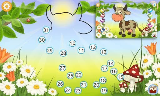 Изображение игры: Dot to Dot - Animals