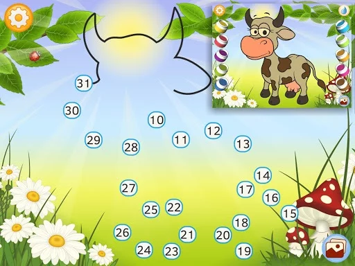 Изображение игры: Dot to Dot - Animals