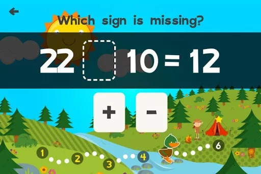 Изображение игры: Animal Second Grade Math Games for Kids Free App