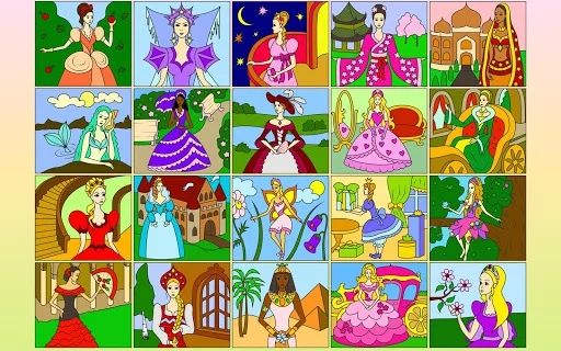 Изображение игры: Pretty Princess Coloring Book +