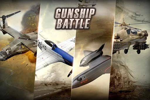 Изображение игры: GUNSHIP BATTLE: Helicopter 3D