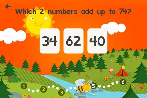 Изображение игры: Animal Math Second Grade Math Games for Kids Math