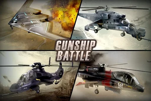 Изображение игры: GUNSHIP BATTLE: Helicopter 3D