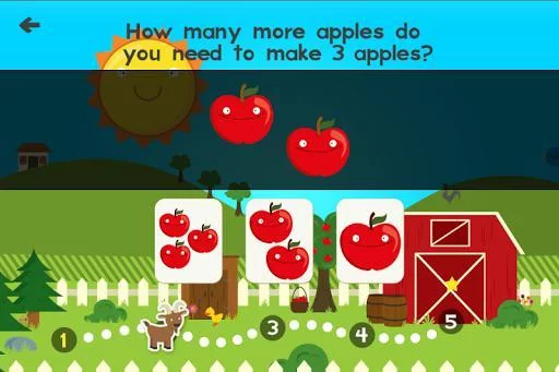Изображение игры: Animal Math Preschool Math Games for Kids Free App