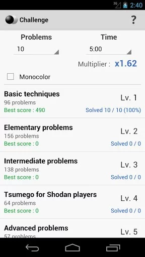 Изображение игры: ElyGo Lite (Go, Tsumego)