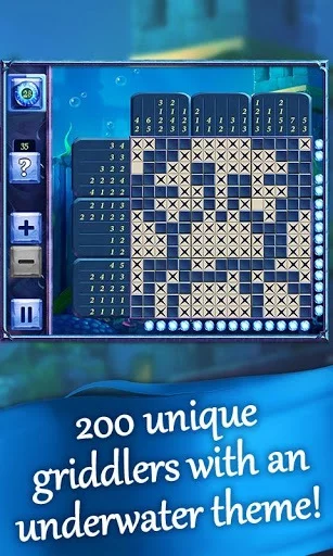 Изображение игры: Picross Mermaid — Nonograms