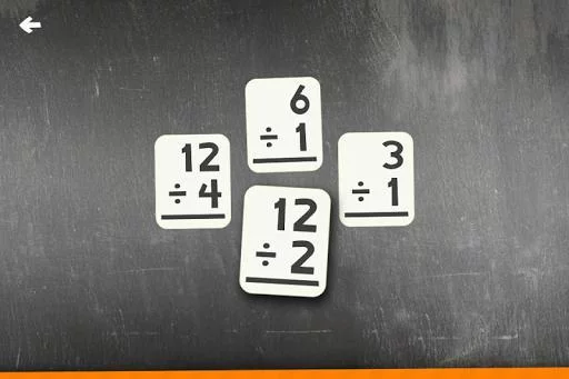 Изображение игры: Division Flashcard Match Games for Kids Math Free