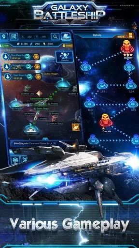 Изображение игры: Galaxy Battleship