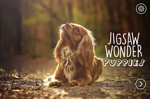 Изображение игры: Puppies Jigsaw Puzzles Free Pet Games for Kids