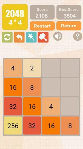 Изображение игры: 2048 Charm: Classic & New 2048, Number Puzzle Game