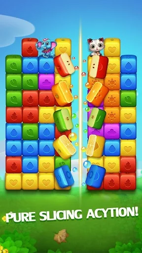 Изображение игры: Happy Fruits Bomb - Cube Blast