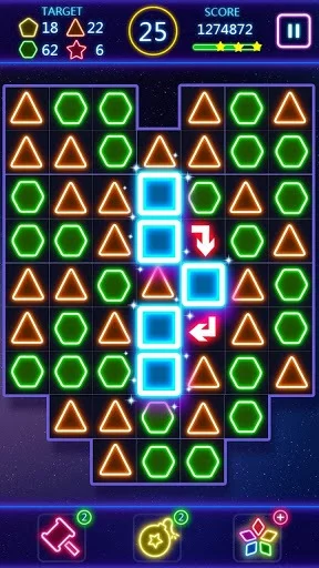 Изображение игры: Glow Block Legend