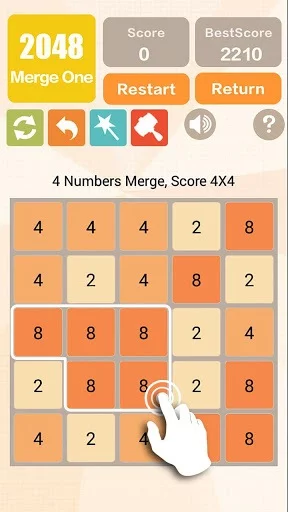 Изображение игры: 2048 Charm: Classic & New 2048, Number Puzzle Game