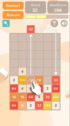 Изображение игры: 2048 Charm: Classic & New 2048, Number Puzzle Game