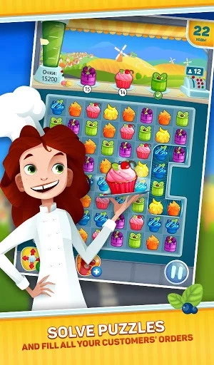Изображение игры: Match - 3 Family Cake Cafe