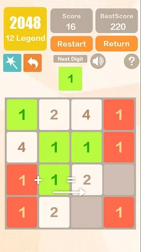 Изображение игры: 2048 Charm: Classic & New 2048, Number Puzzle Game