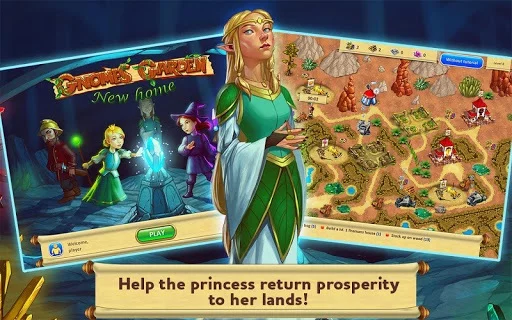 Изображение игры: Gnomes Garden: New sweet home