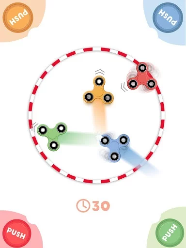 Изображение игры: Hand Spinner: 4 players game