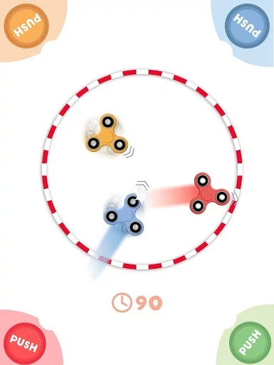Изображение игры: Hand Spinner: 4 players game