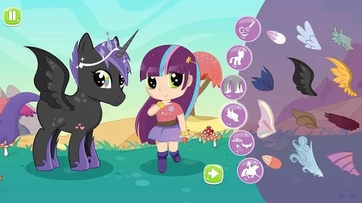 Изображение игры: Pony Dress Up 2