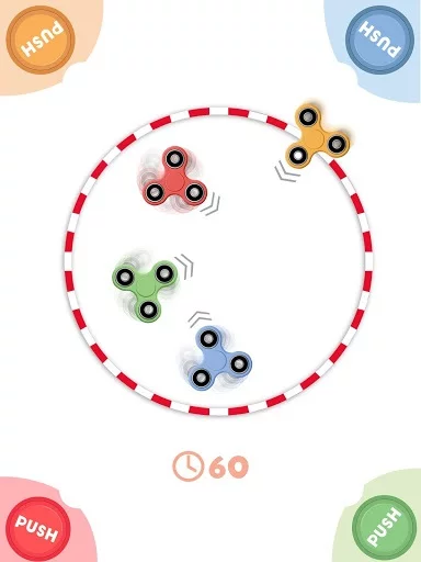 Изображение игры: Hand Spinner: 4 players game