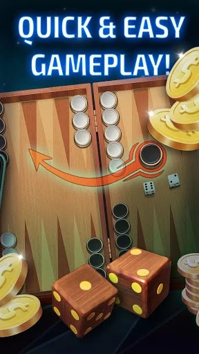 Изображение игры: Backgammon Tournament - free backgammon online