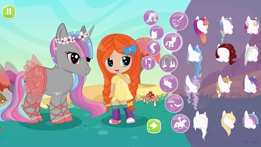 Изображение игры: Pony Dress Up 2