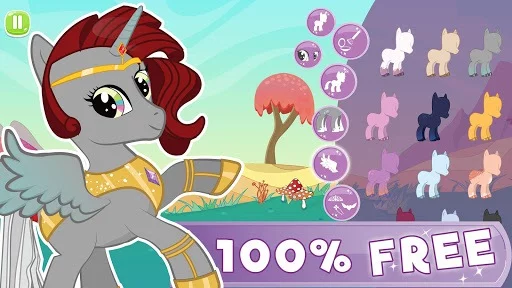 Изображение игры: Pony Dress Up 2