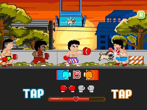 Изображение игры: Boxing Fighter ; Arcade Game