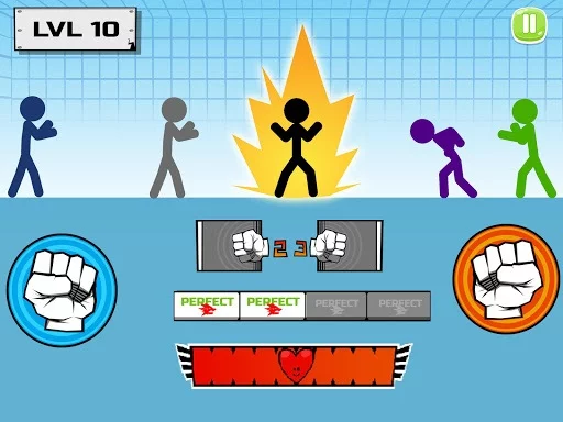 Изображение игры: Stickman fighter: Epic battle