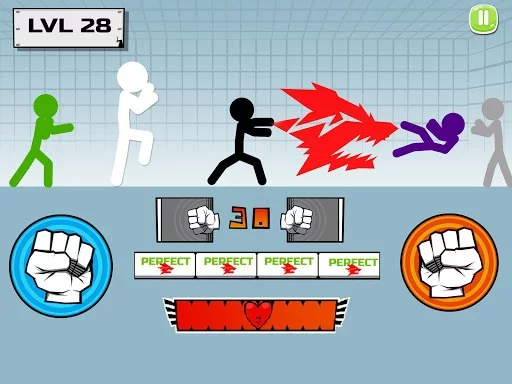Изображение игры: Stickman fighter: Epic battle
